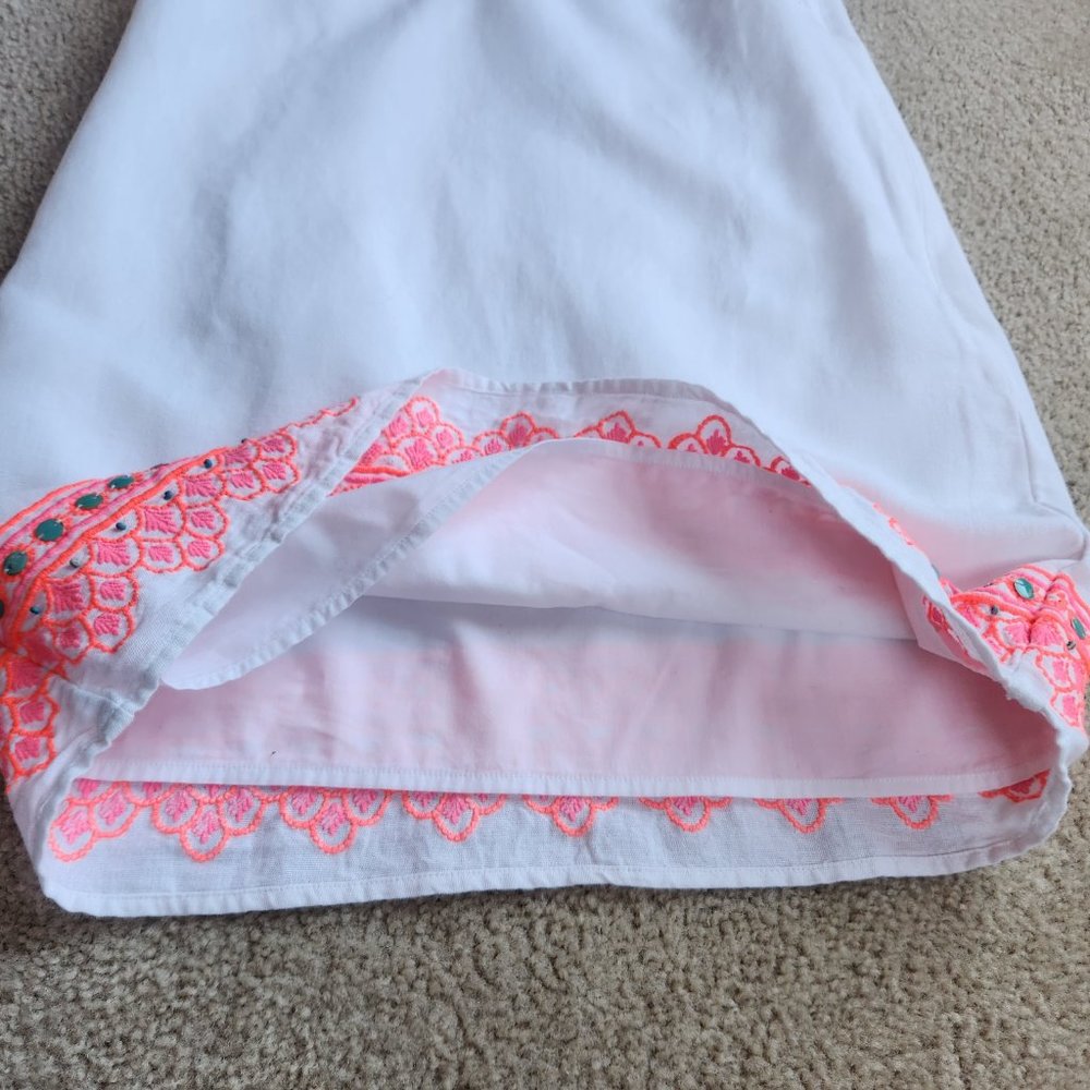 Vineyard Vines Embroidered Linen/Cotton Dress - Picture 5 of 10